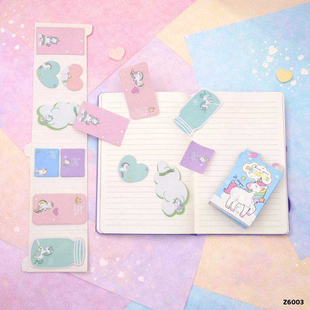 Gift To Love | Cute Design Sticky Marker | Pcs : 6 In 1 | Code : Z6003