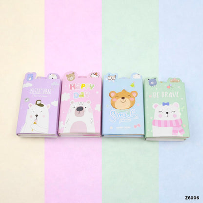 Gift To Love | Cute Design Sticky Marker | Pcs : 6 In 1 | Code : Z6006
