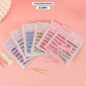 Gift To Love | Cute English Font Sticker | Pcs : 4 Pcs | Code : ZCAM81