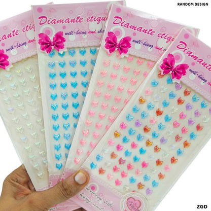 Gift To Love | Diamante Etiqueta Mix Pattern Crystal Sticker | Code : ZGD