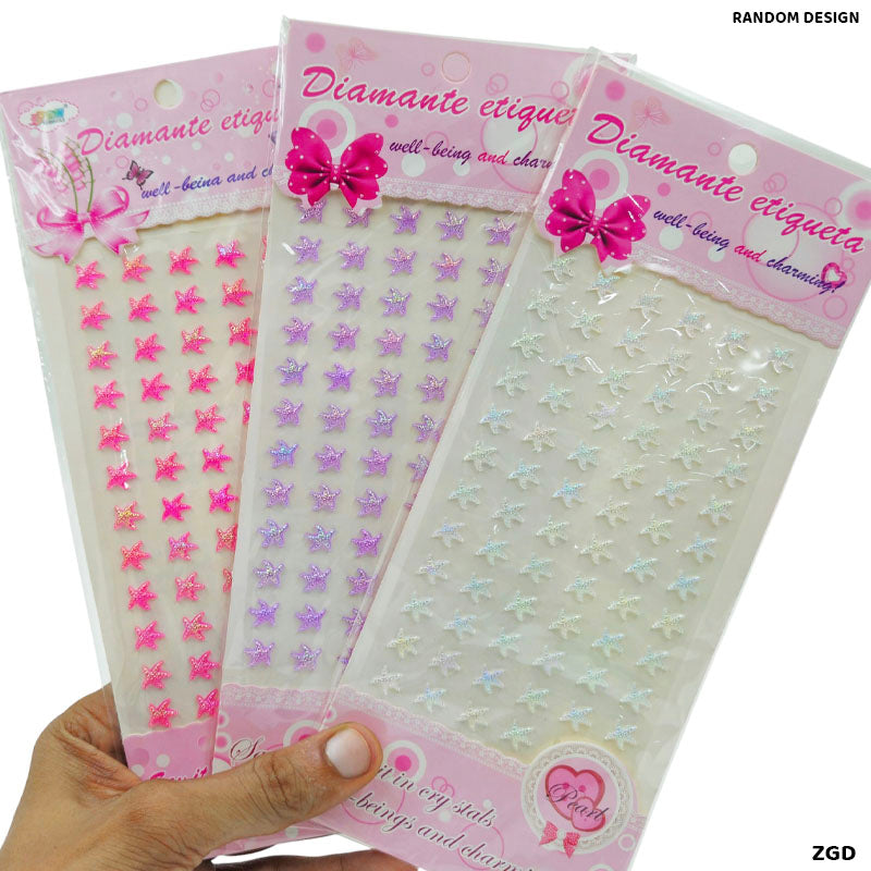 Gift To Love | Diamante Etiqueta Mix Pattern Crystal Sticker | Code : ZGD