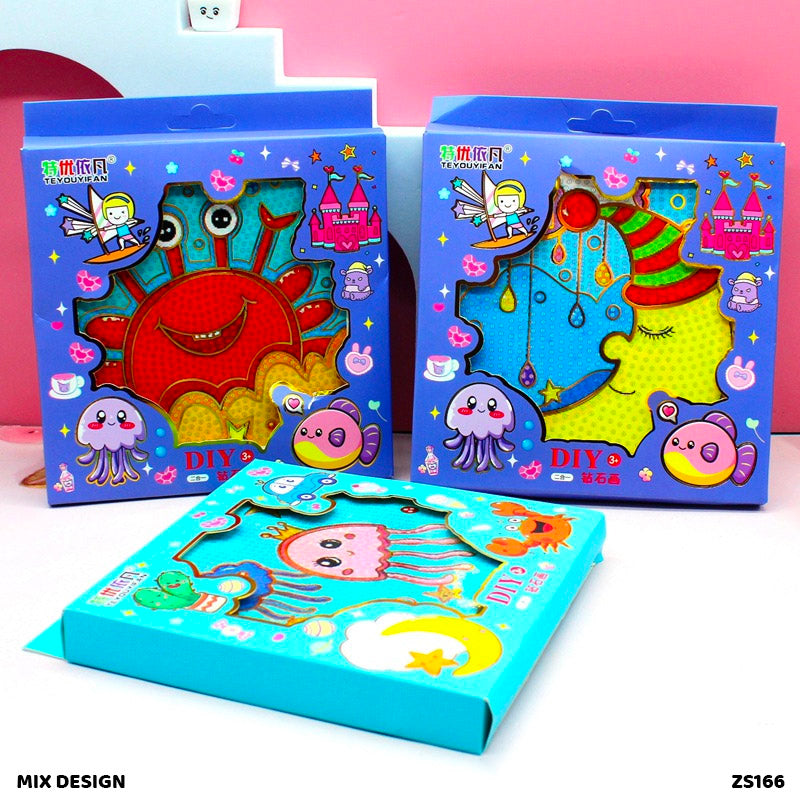Gift To Love | Diamond Painting Diy Kit | Size : 15 X 15 Cm | Code : ZS166