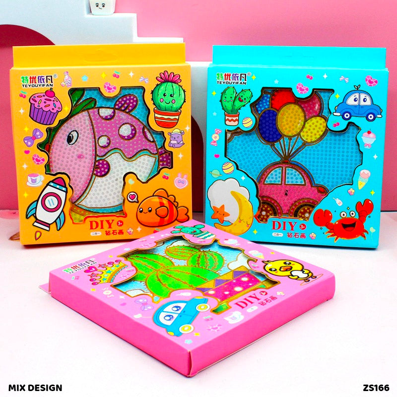 Gift To Love | Diamond Painting Diy Kit | Size : 15 X 15 Cm | Code : ZS166