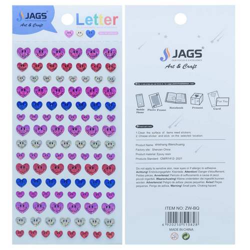 Gift To Love | Sticker Smiley Mix Colour | Code : ZW-BQA