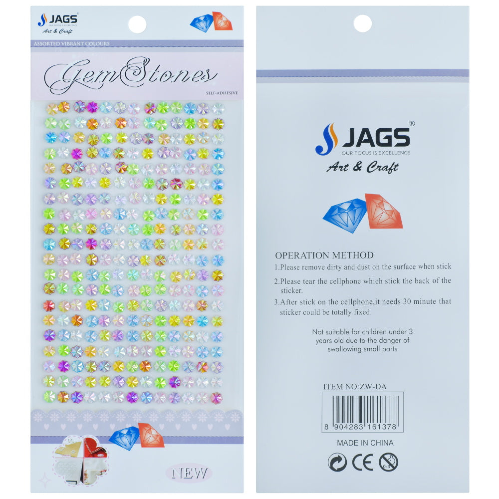 Gift To Love | Sticker Diamond Flower | Color : Multicolour | Code : ZW-DA