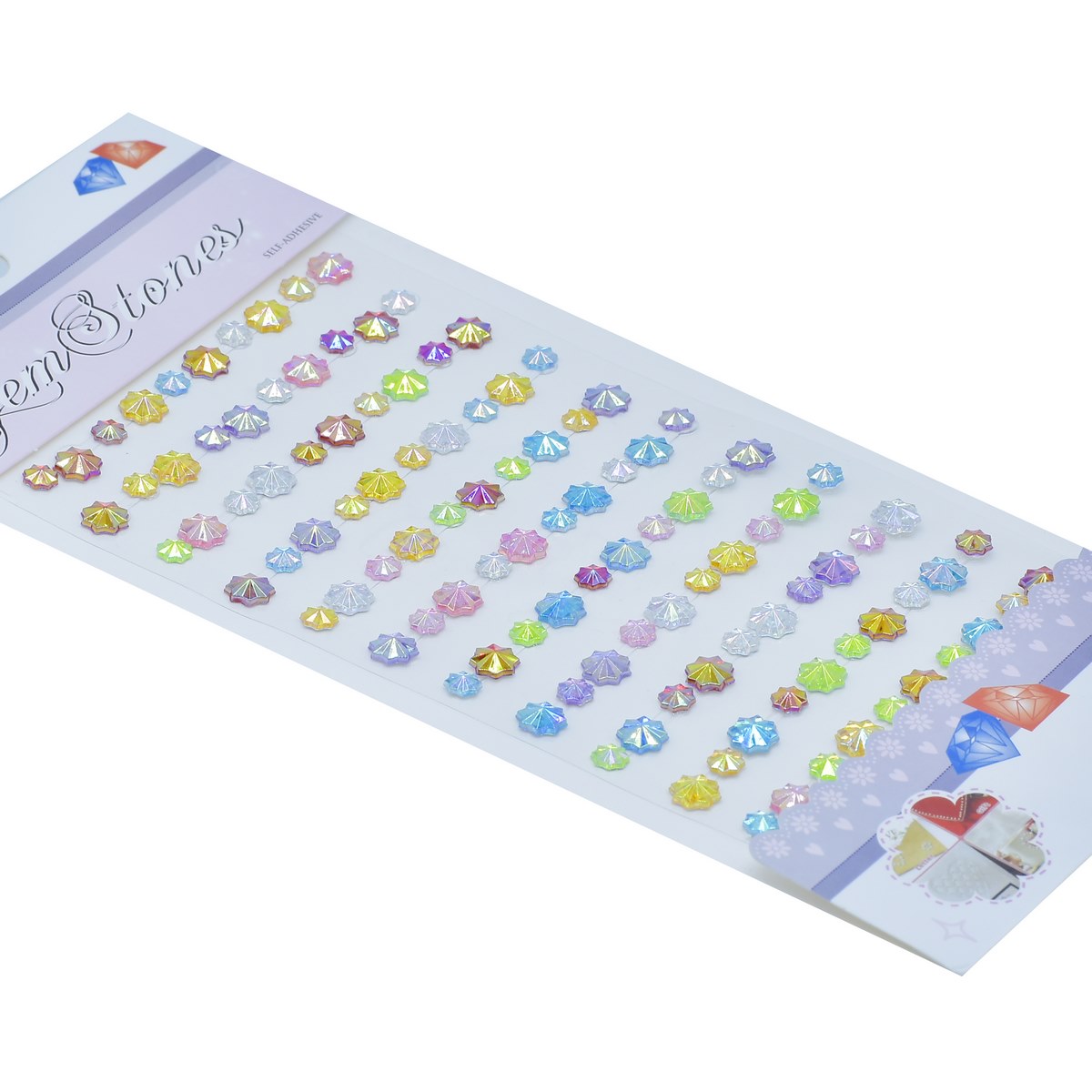 Gift To Love | Diamond Sticker | Color : Multicolour | Size : 2 Size Mix | Code : ZW-DB