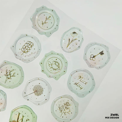 Gift To Love | Wax Stamp Style Craft Sticker | Code : ZWBL