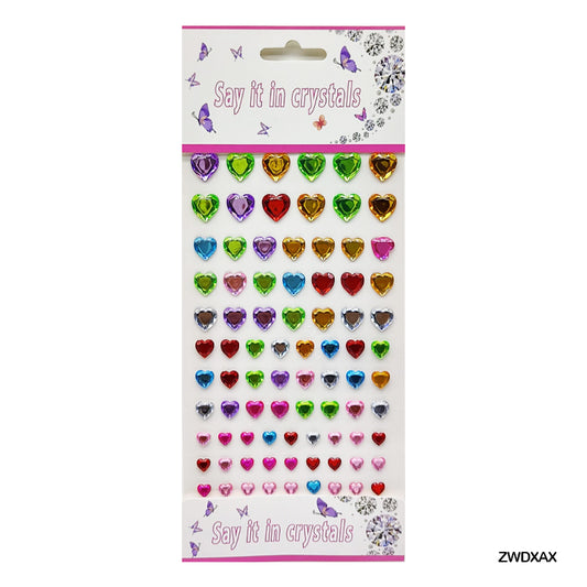 Gift To Love | Crystals Diamond Sticker | Size : Multi Size | Code : ZWDXAX