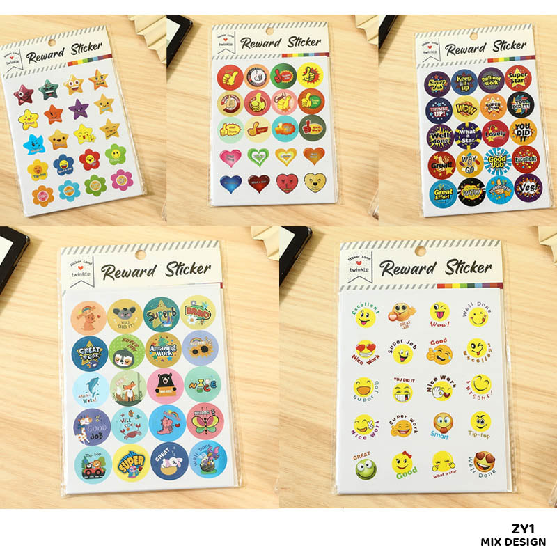 Gift To Love | Reward Sticker | Pcs : 20 Sticker X 10 Sheet | Code : ZY1