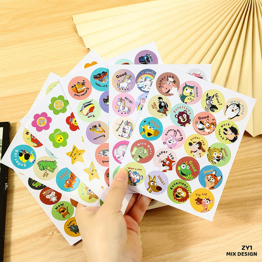 Gift To Love | Reward Sticker | Pcs : 20 Sticker X 10 Sheet | Code : ZY1